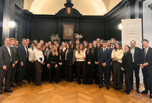 soirée de renouvellement de notre partenariat avec les étudiants du Master Droit et ingénierie financière – Promotion 2025